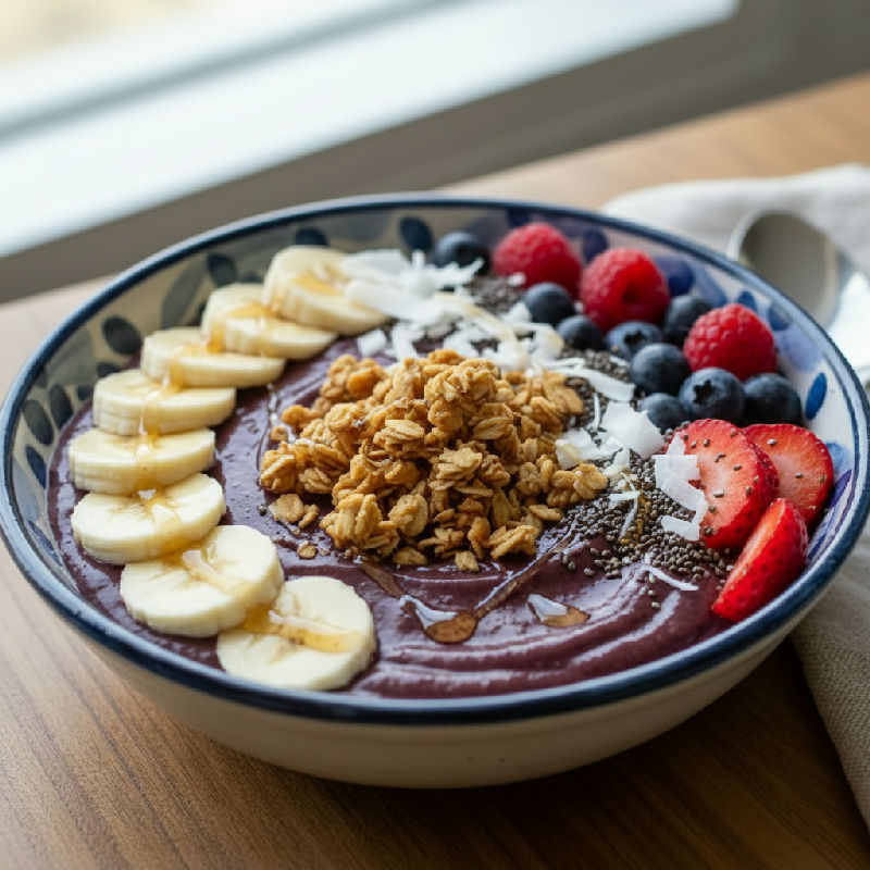 Acai Bowl vegetarian recipe