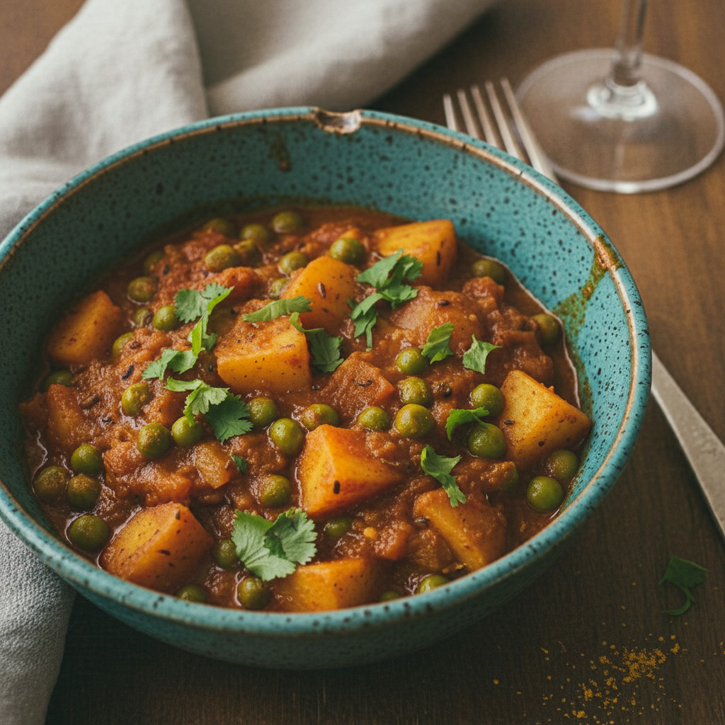 Aloo Matar vegetarian recipe