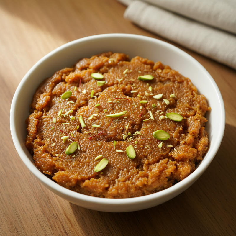 Badam Halwa vegetarian recipe