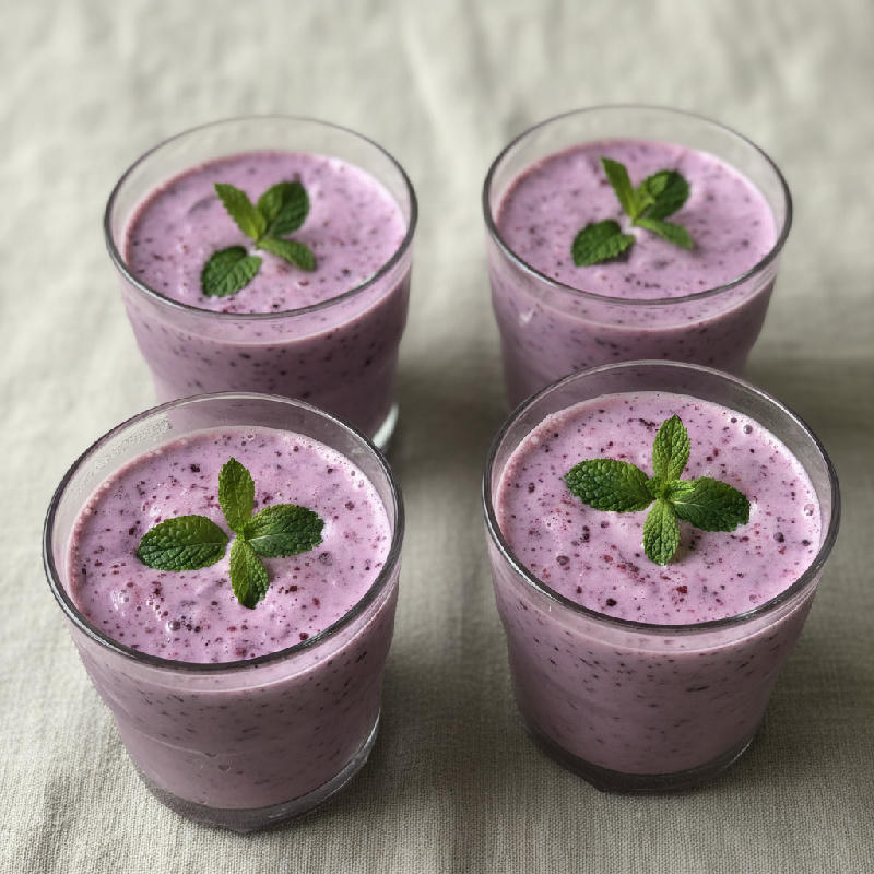 Berry Lassi Twist vegetarian recipe