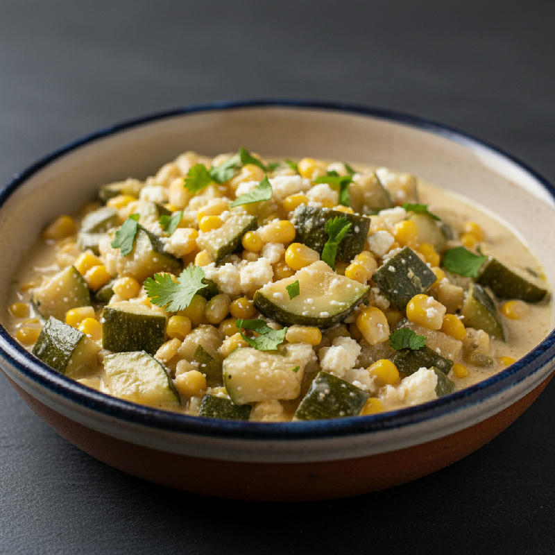 Calabacitas con Elote vegetarian recipe