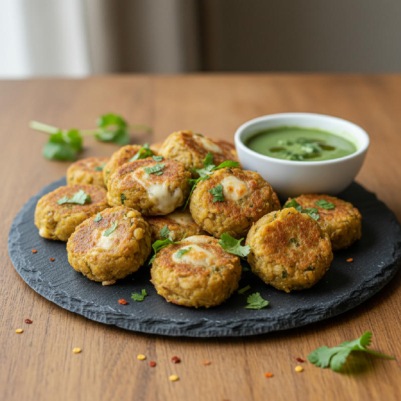 Cheesy Lentil Bites vegetarian recipe