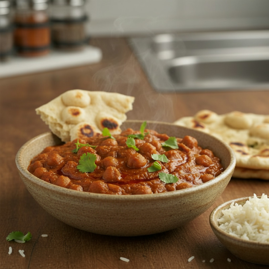 Chole (Chana Masala) vegetarian recipe
