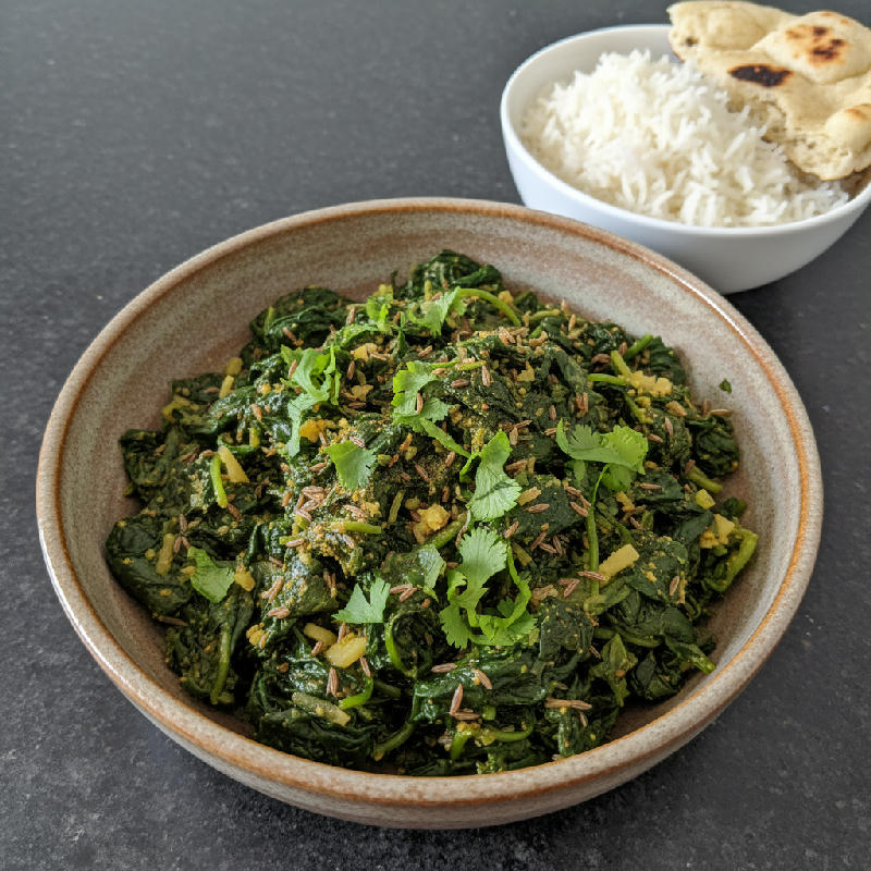 Cozy Autumn Greens vegetarian recipe