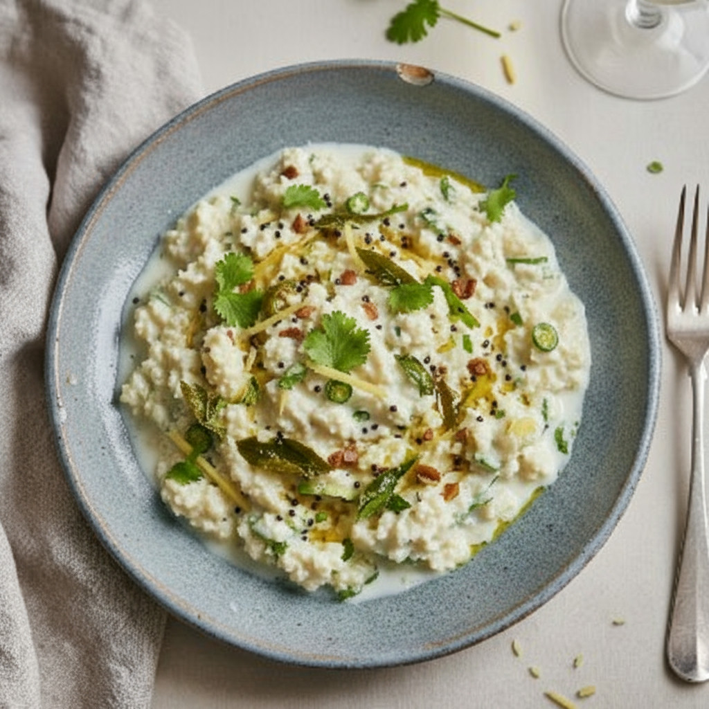 Curd Rice vegetarian recipe