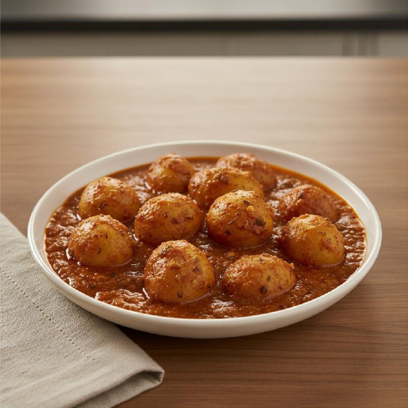 Dum Aloo Kashmiri - vegetarian recipe