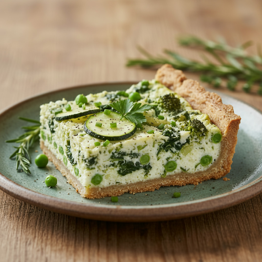 Emerald Garden Tartlet vegetarian recipe