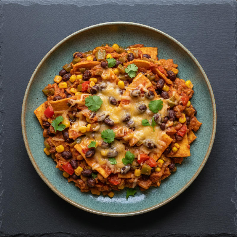 Enchilada Skillet Fiesta vegetarian recipe