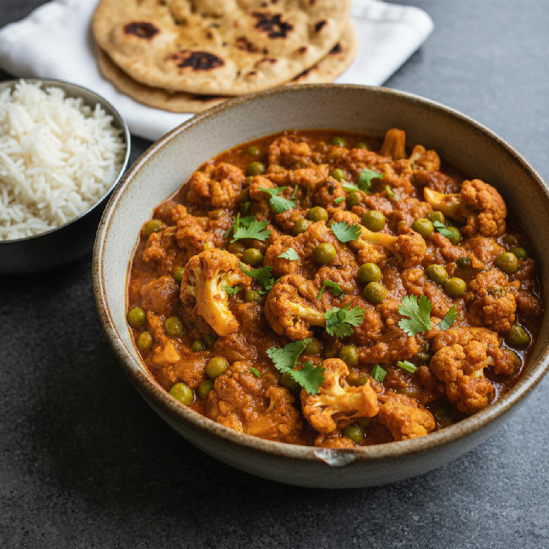 Gobi Matar Masala - vegetarian recipe