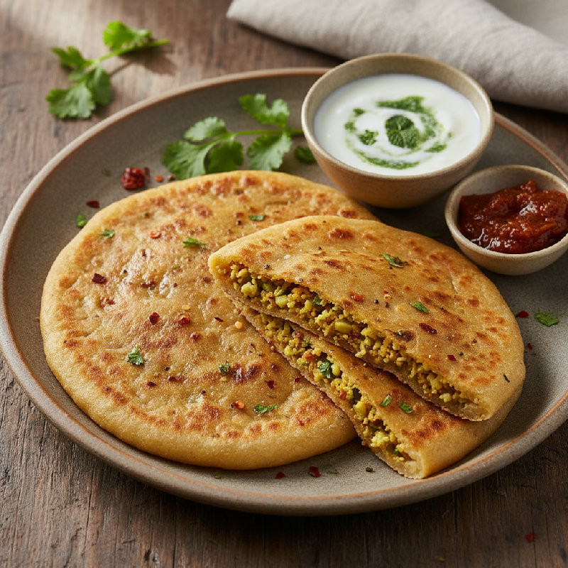 Gobi Paratha vegetarian recipe