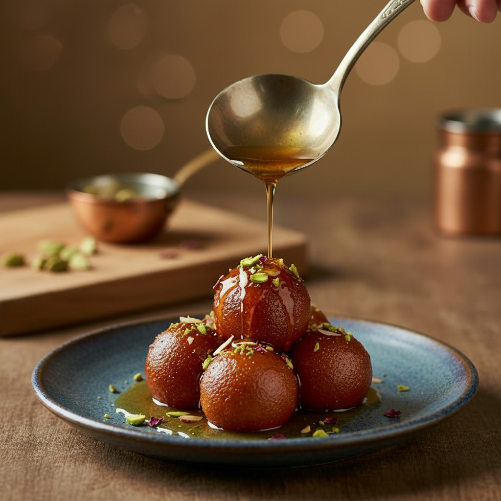 Gulab Jamun vegetarian recipe