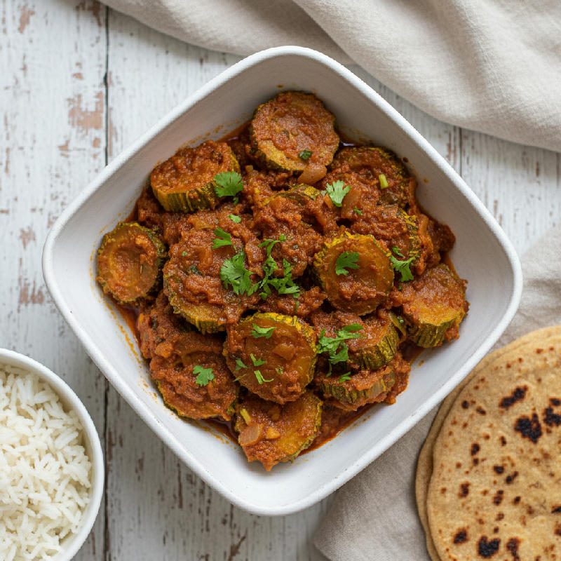 Home-Style Turai Sabzi vegetarian recipe