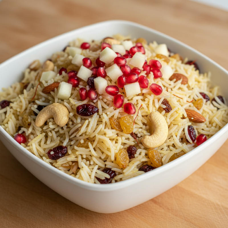 Kashmiri Pulao vegetarian recipe