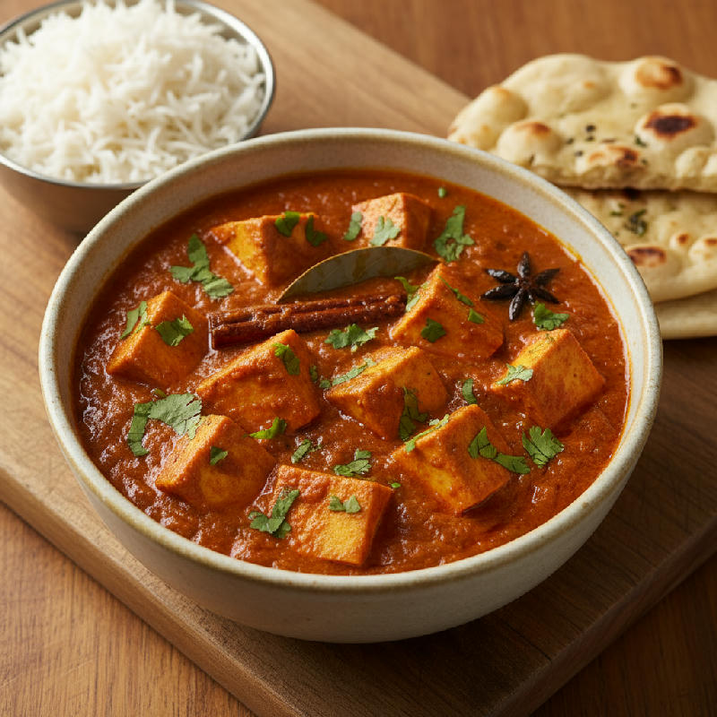 Kashmiri Rogan Paneer vegetarian recipe