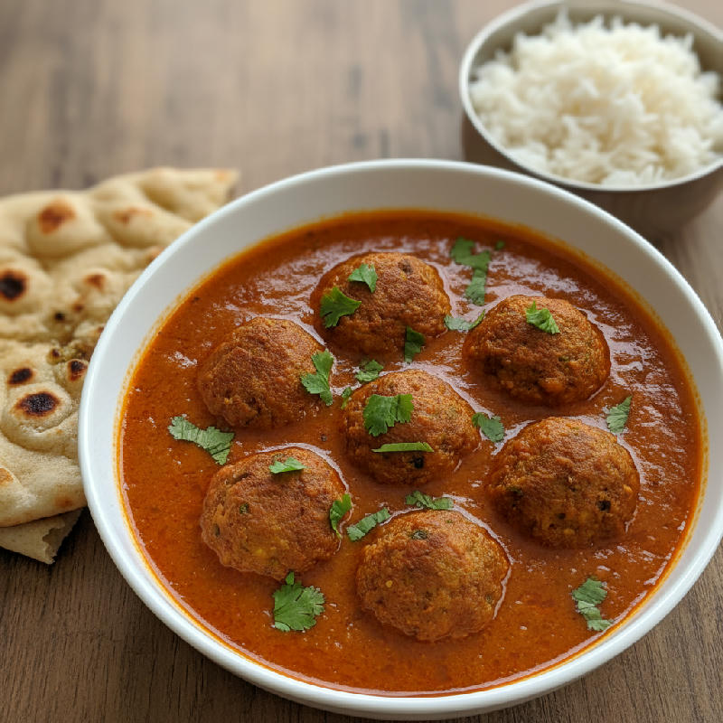 Kofta Curry vegetarian recipe