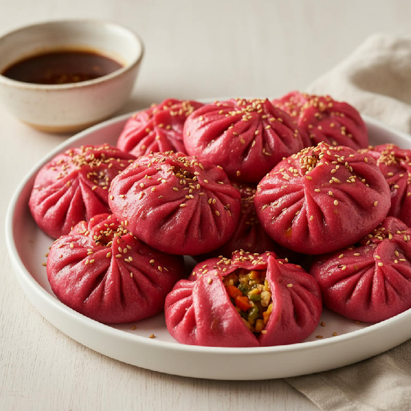 Lotus Bloom Dumplings vegetarian recipe