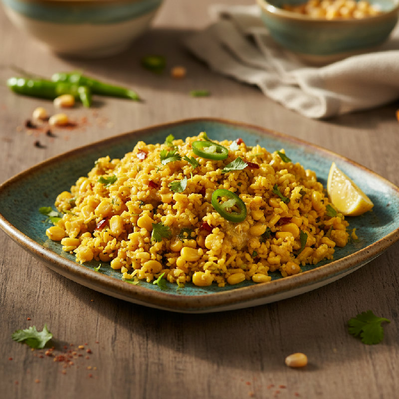 Makai No Chevdo vegetarian recipe