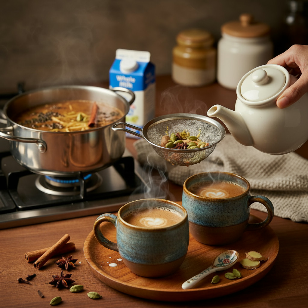 Masala Chai vegetarian recipe