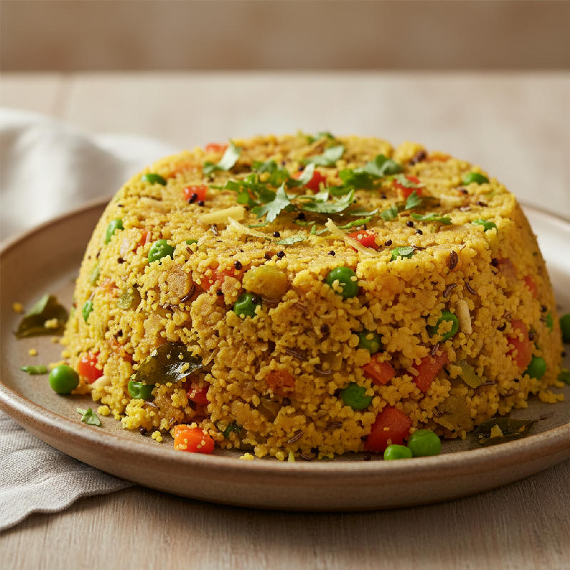 Masala Rava Delight vegetarian recipe