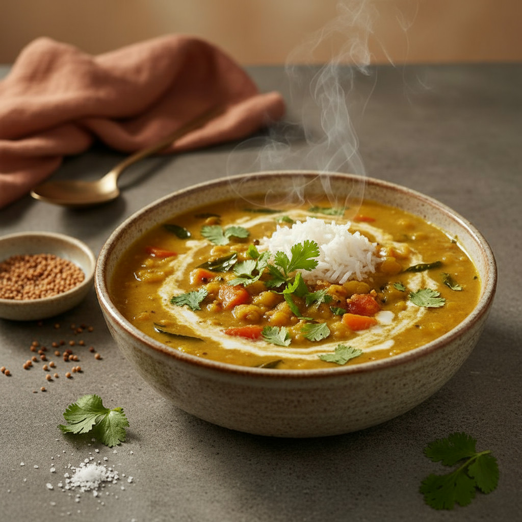 Mulligatawny Shorva vegetarian recipe
