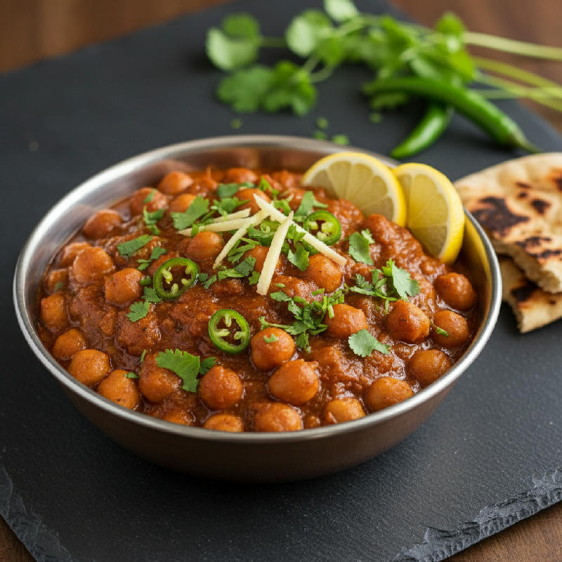 Pindi Chole Masala vegetarian recipe