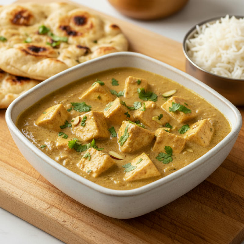 Pista Badam Korma vegetarian recipe