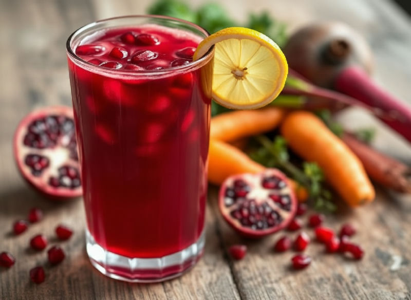 Pomegranate Punch vegetarian recipe