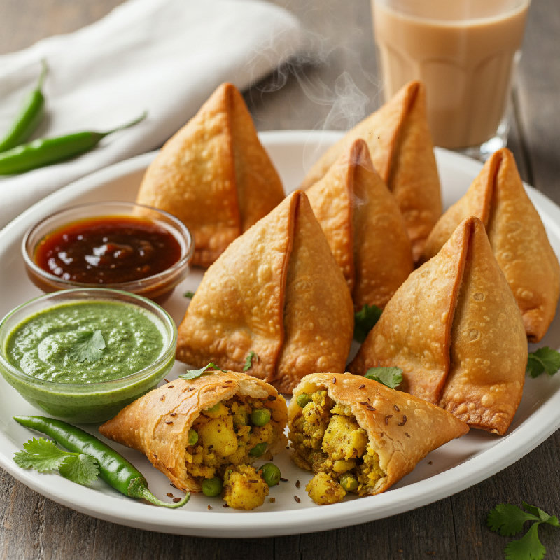 Samosa vegetarian recipe