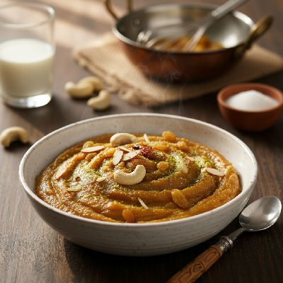 Singhada Sheera/Halwa vegetarian recipe