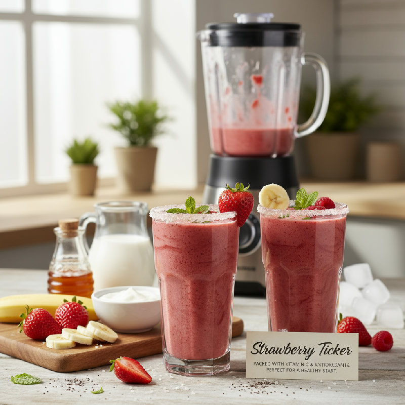 Strawberry Ticker vegetarian recipe