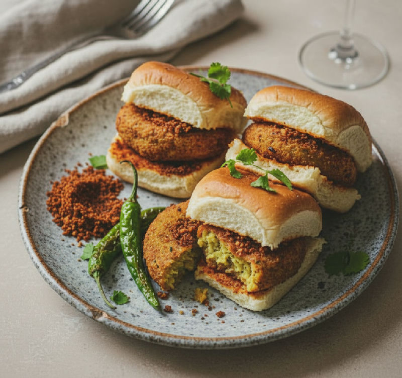 Vada Pav vegetarian recipe