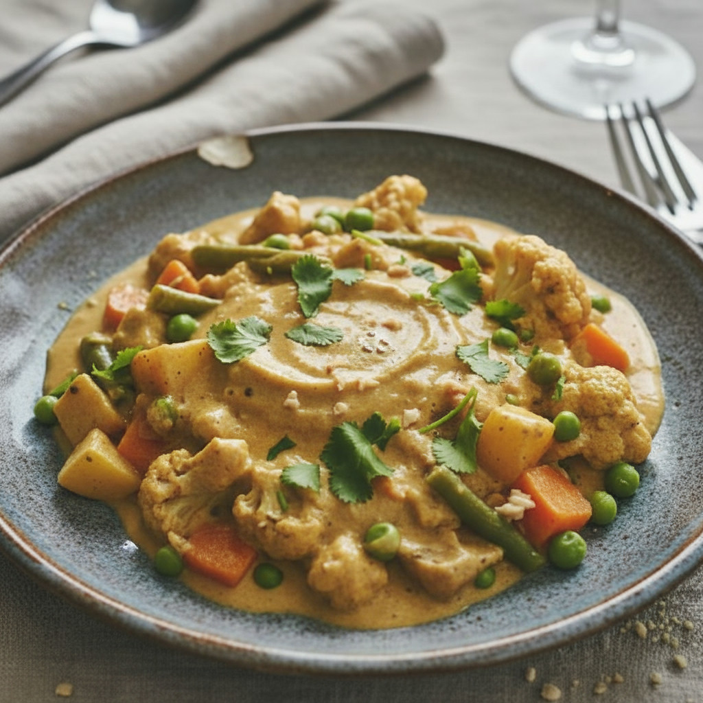 Veg Korma vegetarian recipe