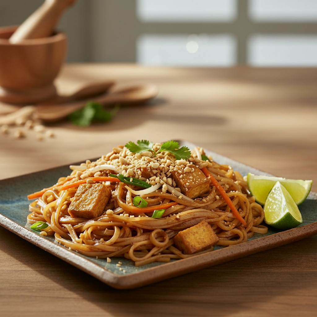 Veg Pad Thai vegetarian recipe
