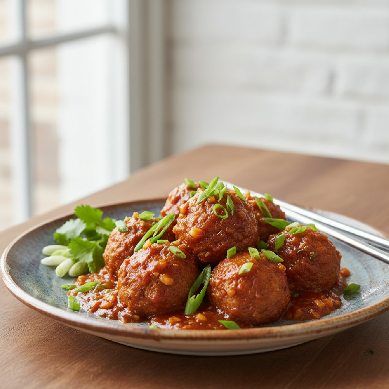 Vegetable Manchurian vegetarian recipe