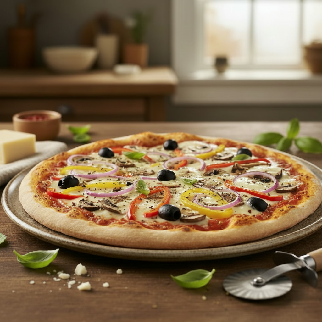Veggie Pizza vegetarian recipe