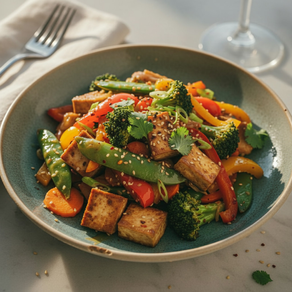 Veggie Stir Fry vegetarian recipe