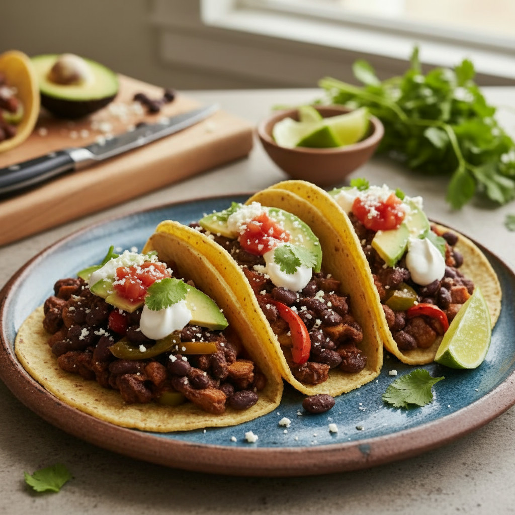 Veggie Tacos vegetarian recipe