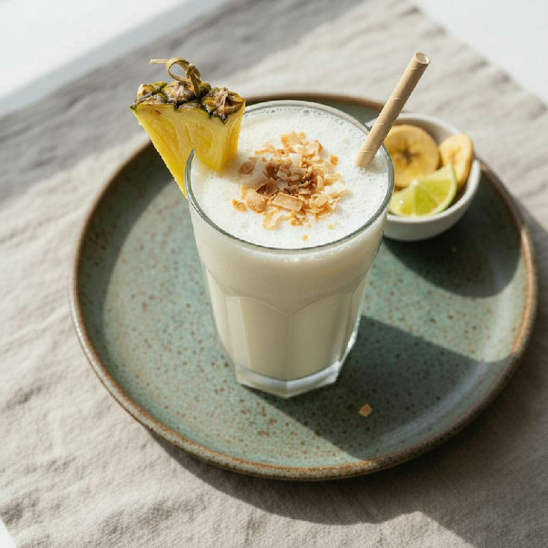 Virgin Pina Colada vegetarian recipe